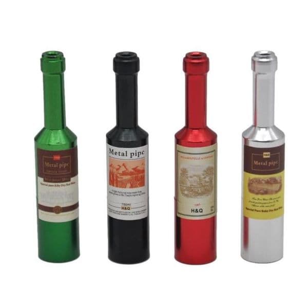 Manufacturer wholesale exquisite mini-cigarette outlet pipe lady small red wine bottle pipe metal pipe