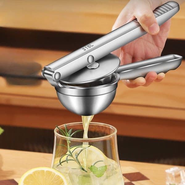 Stainless steel lemon juicer, household fruit pomegranate juicer, manual multi-purpose fruit clamp
