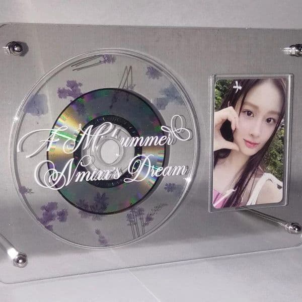 Transparent CD Idol Photo Frame Acrylic Photo Display Stand Photo Protective Album Picture Poster Holder CD Storage Case