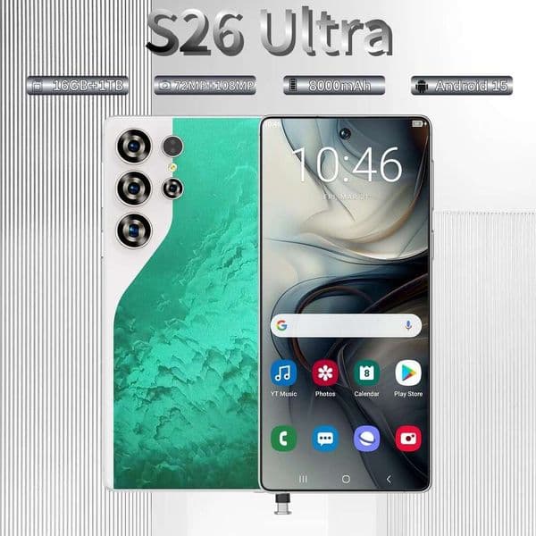 i15 i16 5G Cugo S26 Ultra Smartphone Incell Large Screen 3+64 All-in-One 4G