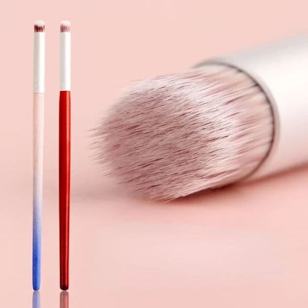 Gradient Smudge Nail Brush Art Brushes for Manicure Uv Gel Polish Draw Paint Wooden Pen Nail Tools Accesoires Set