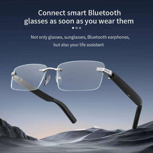 Business Bluetooth Headset Call Music Playback Android IOS Waterproof Smart Glasses For Men Women