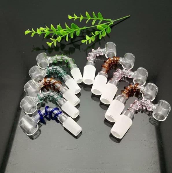 Smoke Pipes Hookah Bong Glass Rig Oil Water Bongs Color disc glass adapter cigarette accessories