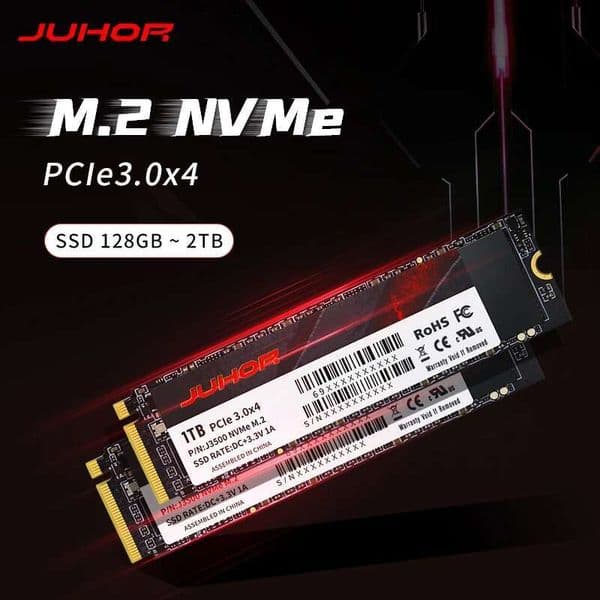 JUHOR M.2 NVMe PCIe3.0 Ssd 1T 2T M.2 NVMe SSD Hard Disk Internal Hdd Solid State Drive For Desktop PC Laptop