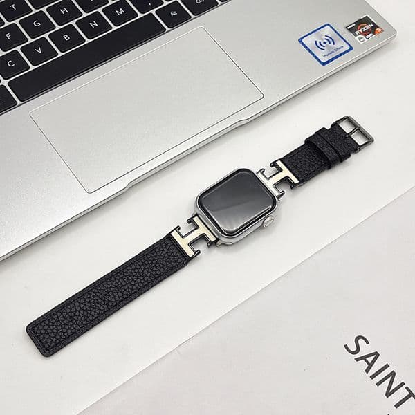Metal Ishaped strap compatible with 456789 S10 Wristband Apple Watch Strap 250710