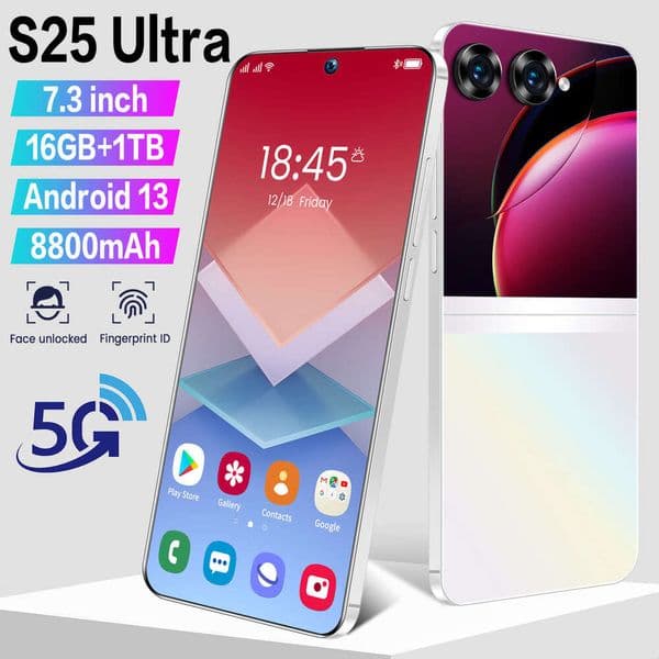 i15 i16 5G S25U 7.3inch Android 9.0 Smartphone 2+16G Dual SIM Full Network Low Price