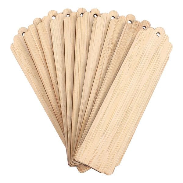 Unpainted Bookmarks For Tags Wooden Unfinished Book Blank Diy Blanks Hanging Kids Lovers Crafts Craft Reading Marker Supplies