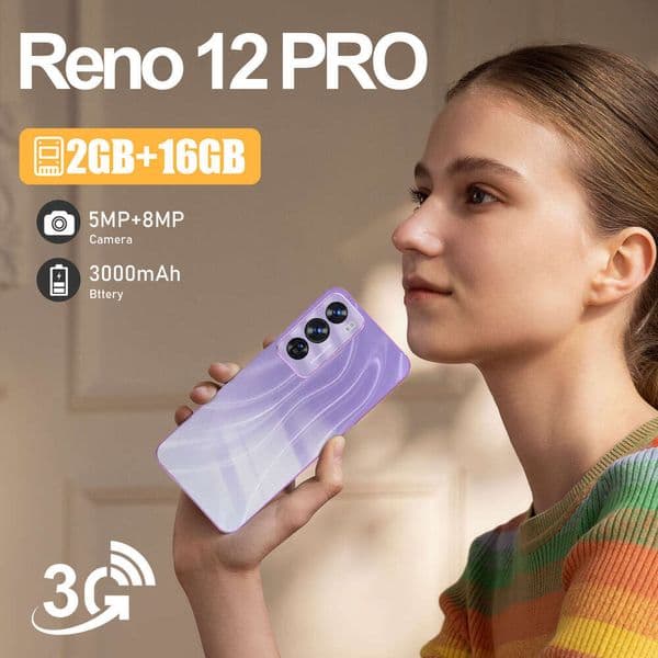 i15 i16 5G Reno 12 Pro Large Screen 6.56inch Incell Memory 2+16 All-in-One Device