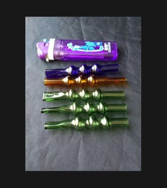 Color glass straw , Water pipes glass bongs hooakahs two functions for oil rigs glass bongs