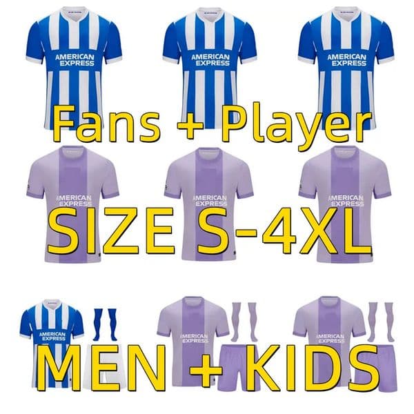 2025 2026 Brightons soccer jerseys 25 26 JOAO PEDRO ANSU FATI MAUPAY ADINGRA FERGUSON GROSS BUONANOTTE HINSHELWOOD MITOMA player version men kids football shirts