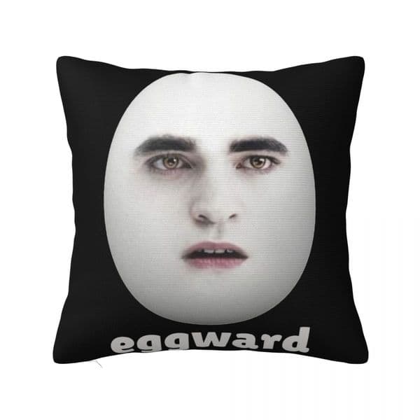 Decorative Pillowcase Twilight Eggward Funny Meme Merch Home Edward Cullen Pillow Case Cover Square Multi-Size