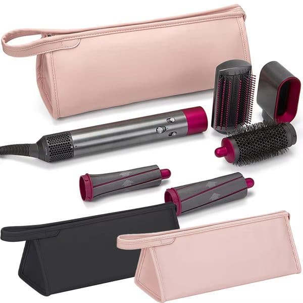 Waterproof PU Leather Travel Case for Airwrap Styler andSupersonic Hair Dryer- Portable Travel Storage Bag For Hair Tools