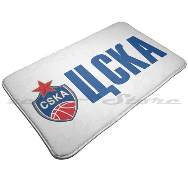 Copy Of Cska Artwork Mat Doorway Non-Slip Soft Water Uptake Carpet Cska Moscow Russia Euroleague Basketball Football Club