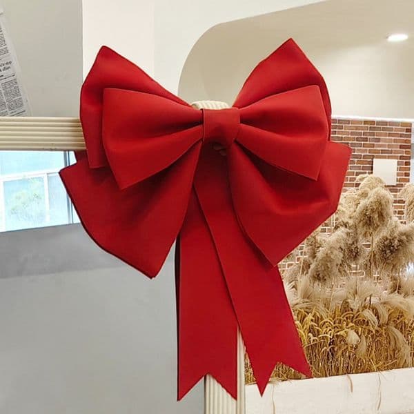 Large Double-layer Bow DIY Material EVA Christmas Tree Wedding Party Festival New Year Wall Door Indoor Outdoor Scene Decoration