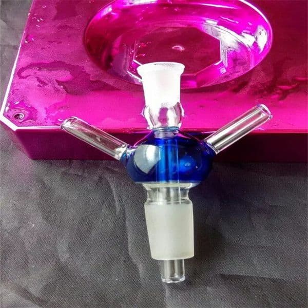 Color gourd ferrule , Water pipes glass bongs hooakahs two functions for oil rigs glass bongs