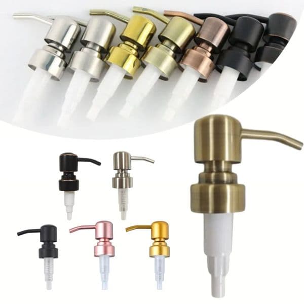 1pcs Soap Dispenser Pump Head Press Pump Head Plastic Lotion Bottle Pump Head Hand Soap Press Head For 28/400 Thread 11cm