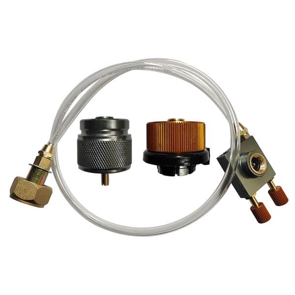 Europe Outdoor Gas Stove Gas Refill Adapter Hiking Camping Burner Bridge card type Long Flat Gas Tank Furnace Coupler Connector
