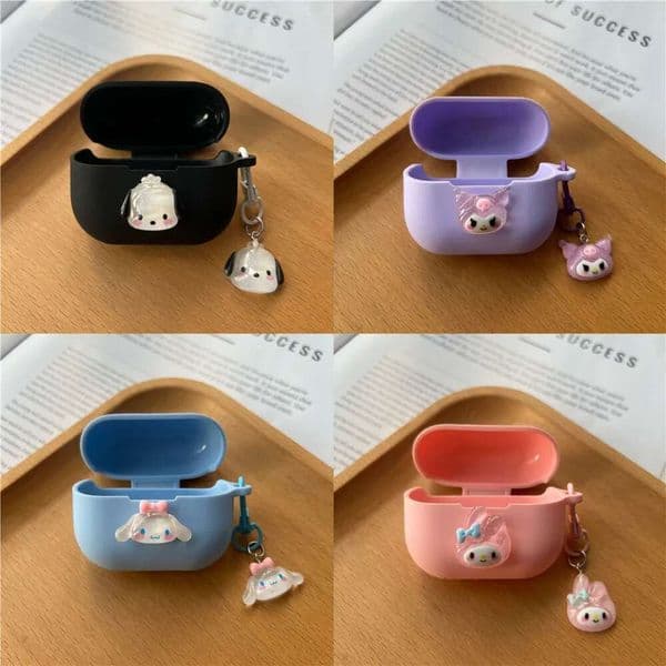 DIY Cartoon Earphone Case Samsung Buds 3 Pro With Hook Silicone Headphones Protective Shell Skin For Galaxy Buds3 Box