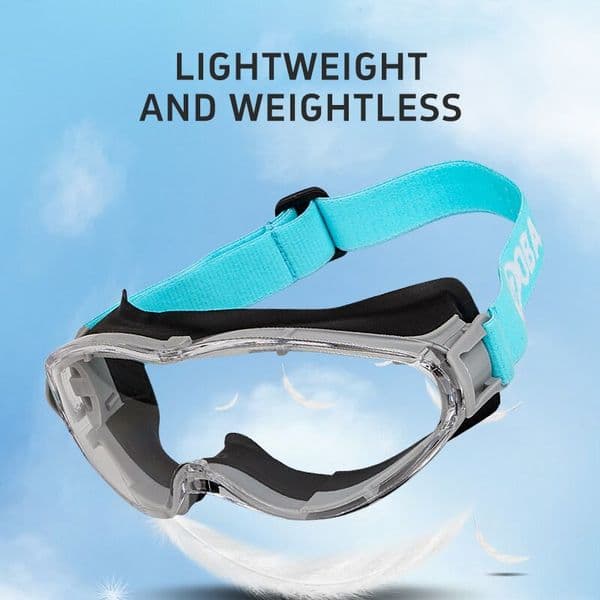 ANSI.Z87 Medical Safety Glasses Anti-Wind Sand Industrial Eyewear Experimental Glasses Double-Sided Anti-Fog Anti-Scratch