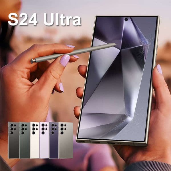 A2 I15 I16 5G S24 Ultra+4G7.3 Large Screen Smartphone Android 16+1T (Powerful)