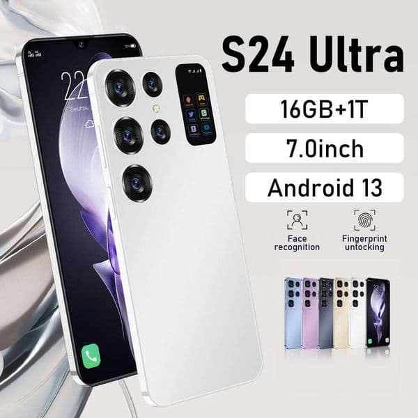 A3 I15 I16 5G S24 Ultra3G Android Smartphone 6.8 Inch 1+16