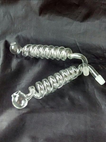 Multi spiral transparent glass pot Wholesale Glass bongs Oil Burner Water Pipes Rigs Smoking Free