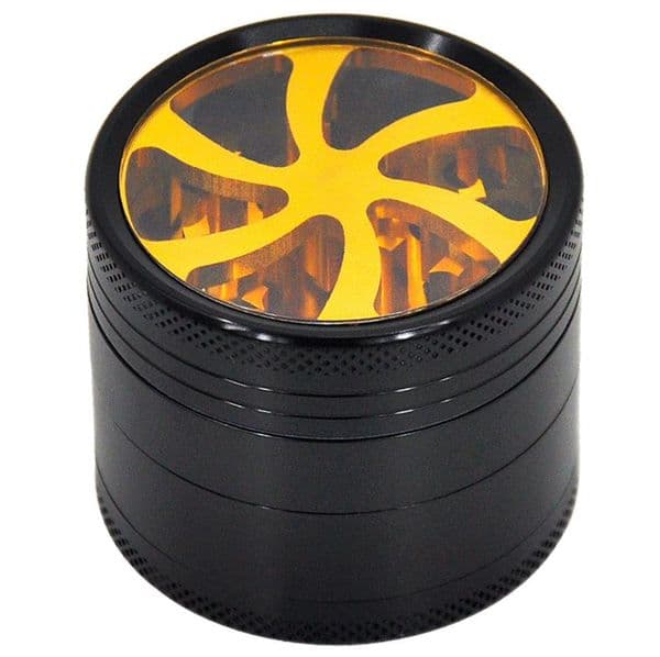 Smoking Pipes Four layer pure aluminum smoke grinder with a diameter of 50mm, metal smoke crusher, aviation aluminum grinder