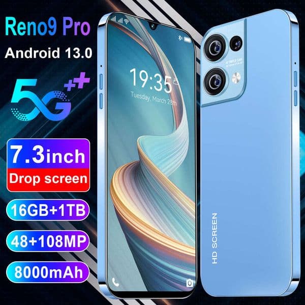 A2 I15 I16 5G I15 I16 5G New Model Reno9 Pro 6.5incell Phone 2+16GB Local Brand