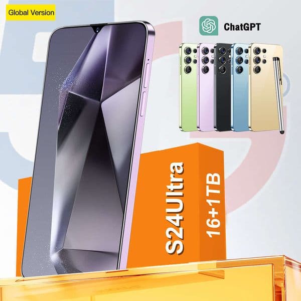 A2 I15 I16 5G S24Ultra New 6.5 Inch 2+16 Android 3G Smart OTG Phone Low Price