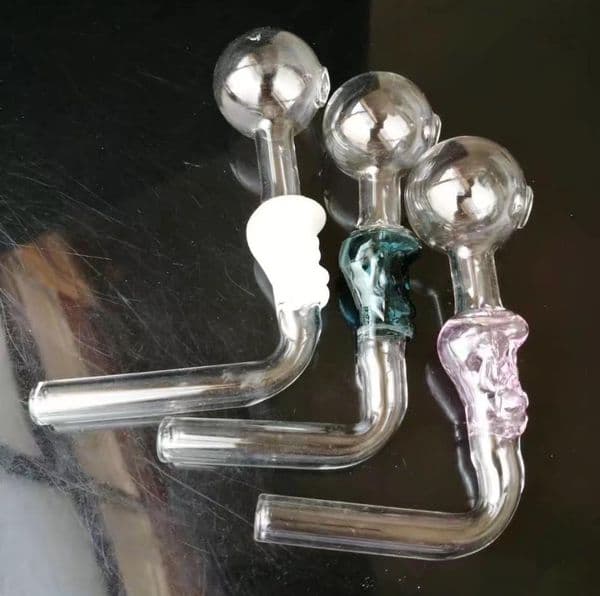 Glass Smoking Pipes Manufacture Hand-blown bongs Curved gourd wok
