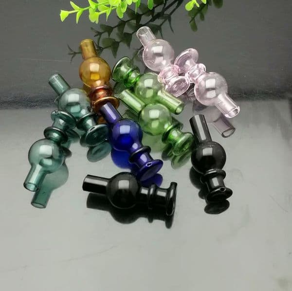 Smoking Pipes Coloured suction nozzle with ball Glass Bongs Glass Smoking Pipe W