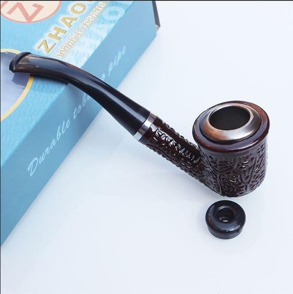 Smoking Pipes Dual purpose pipe iron pot resin cigarette pipe