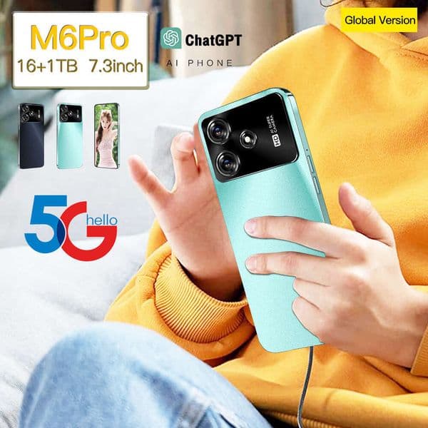 A2 I15 I16 5G M6Pro4G New Smartphone Android 3+32GB Low Price Overseas
