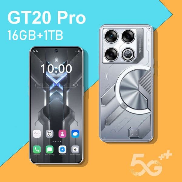 3 A2 I15 I16 5G OZON Hot Sale GT20 Pro Smartphone 16+1T Android Phone 7 3 Large Screen