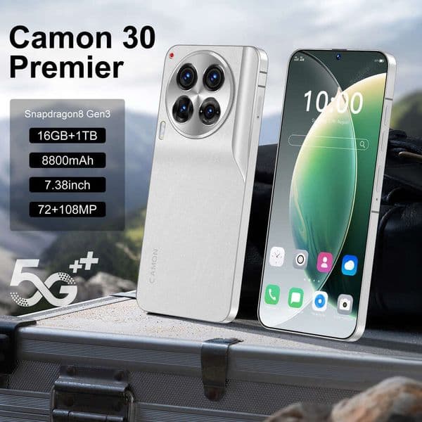 I15 I16 5G New Camon30 Phone 16+1T Android 7.3 Large Screen Smartphone