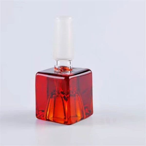 Square bubble head Wholesale Glass HookahGlass Water Pipe Fittings