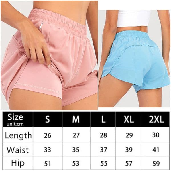 0160 Womens Yoga Outfits High Waist Shorts Exercise Short Pants Fitness Wear Girls Gym Running Elastic Adult Pants Sportswear Fast Dry Drawstring Lined