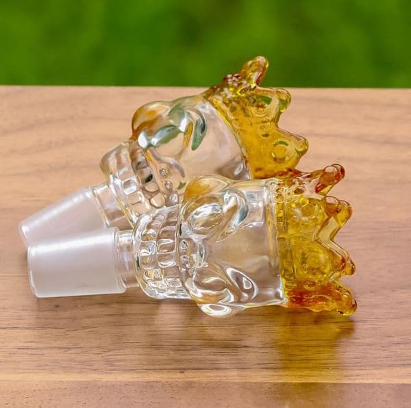 Smoking Pipes pipe Glass crown shaped cannon end cigarette fittings