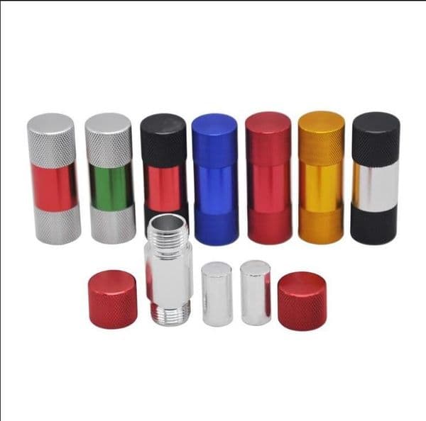 Smoke grinder fittings cylindrical smoke-pressing rod aluminum smoke pressing device metal smoke-pressing device