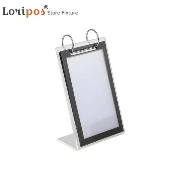 1pcs 105x180mm L Acrylic Photo Frame Stand Album Menu Holder Album Photo Volume Bracket Stand For Poster Photo Picture Display