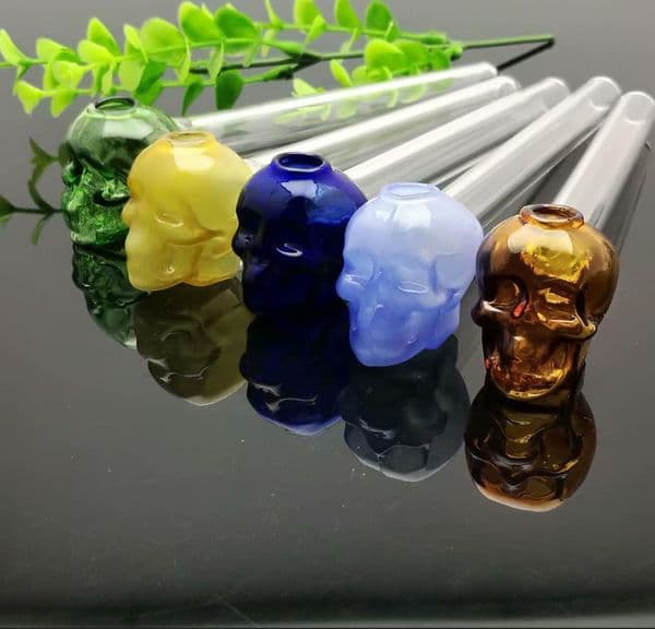 Europe and Americaglass pipe bubbler smoking pipe water Glass bong Color bone glass straight pot