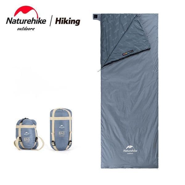 Naturehike LW180 Mini Envelope Sleeping Bag Outdoor Camping Sleeping Mat Ultra Lightweight Portable Splicing Cotton Sleeping Bag