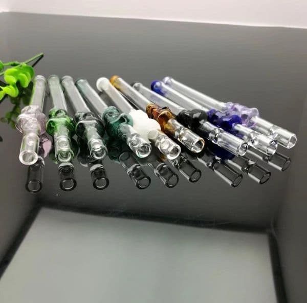 Color glass nozzle skull bone Wholesale Glass bongs Oil Burner Glass Water Pipe Oil Rigs