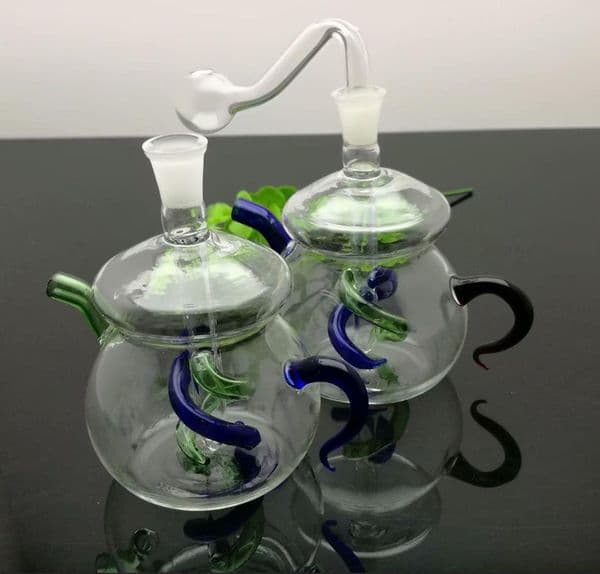 Smoking Pipes Classic teapot glass cigarette pot Wholesale Bongs Oil Burner Pipes Water Pipes Glass