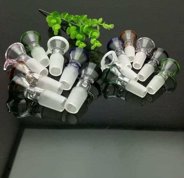 Smoking Pipes New color rock hook glass adapter Glass bongs Oil Burner Glass Water Pipe Oil Rigs