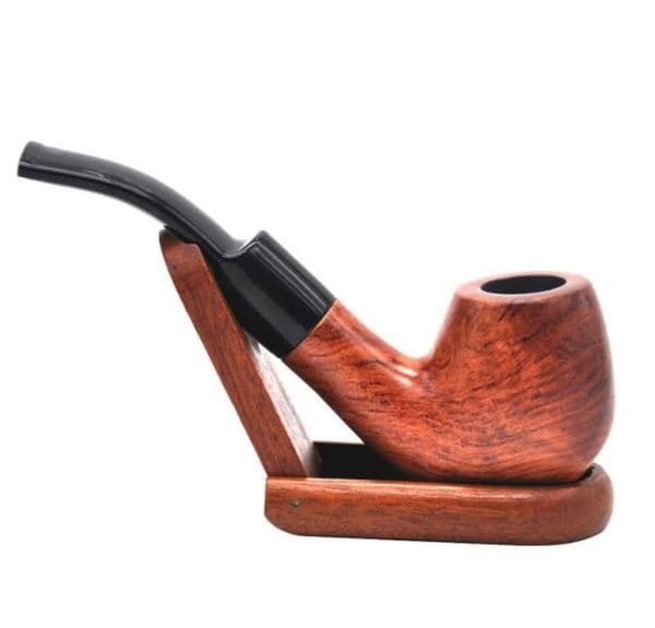 Straight filter cigarette holder hammer straight rod dismantling pipe wood, manual grinding of ebony