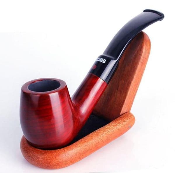 New mahogany curved hammer pipe Mini man portable cigarette smoking