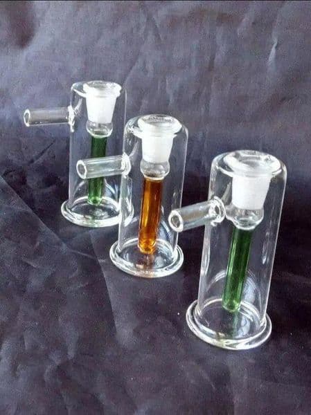 Classic stripes Mini glass water bottle, glass bongs accessories