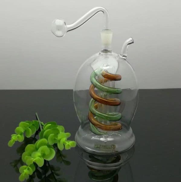 Big belly plate wire glass water bottle Wholesale Glass bongs Oil Burner Glass Water Pipe Oil Rigs Smoking Free