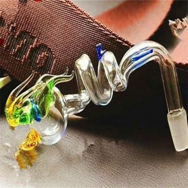 Two ring dragon pot Wholesale Glass HookaGlass Water Pipe Fittings